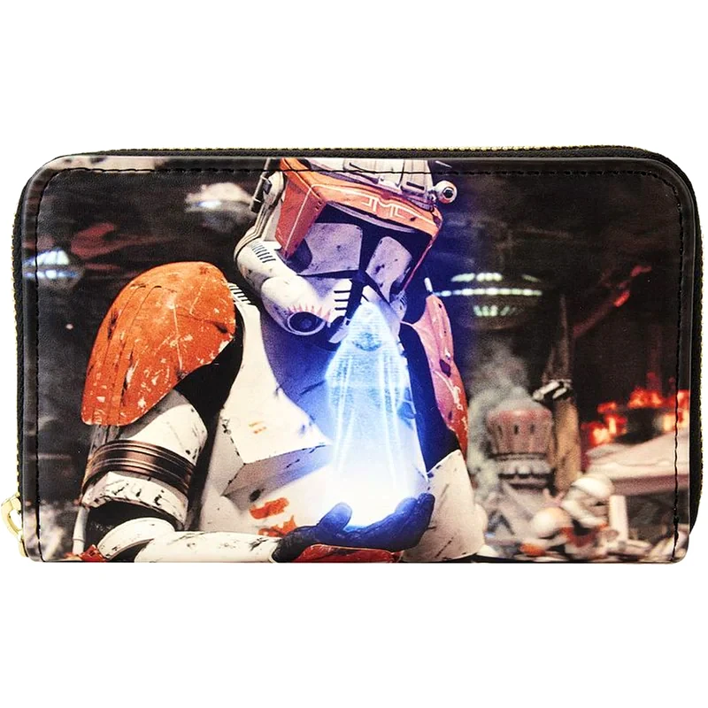 LOUNGEFLY Πορτοφόλι Loungefly - Star Wars - Episode Three Revenge Of The Sith Scene Zip Around Wallet (STWA0241)