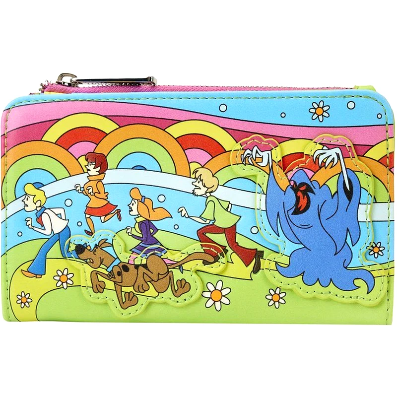 LOUNGEFLY Πορτοφόλι Loungefly - Scooby Doo - Psychedelic Monster Chase Gitd Flap Wallet (SBDWA0005)