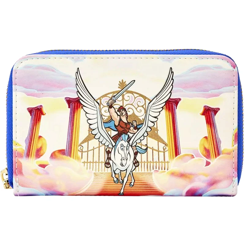 LOUNGEFLY Πορτοφόλι Loungefly - Disney - Hercules - Mount Olympus Gates Zip Around Wallet (WDWA2536)