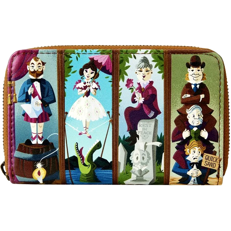 LOUNGEFLY Πορτοφόλι Loungefly - Disney - Haunted Mansion - Portraits Zip Around Wallet (WDWA2666)