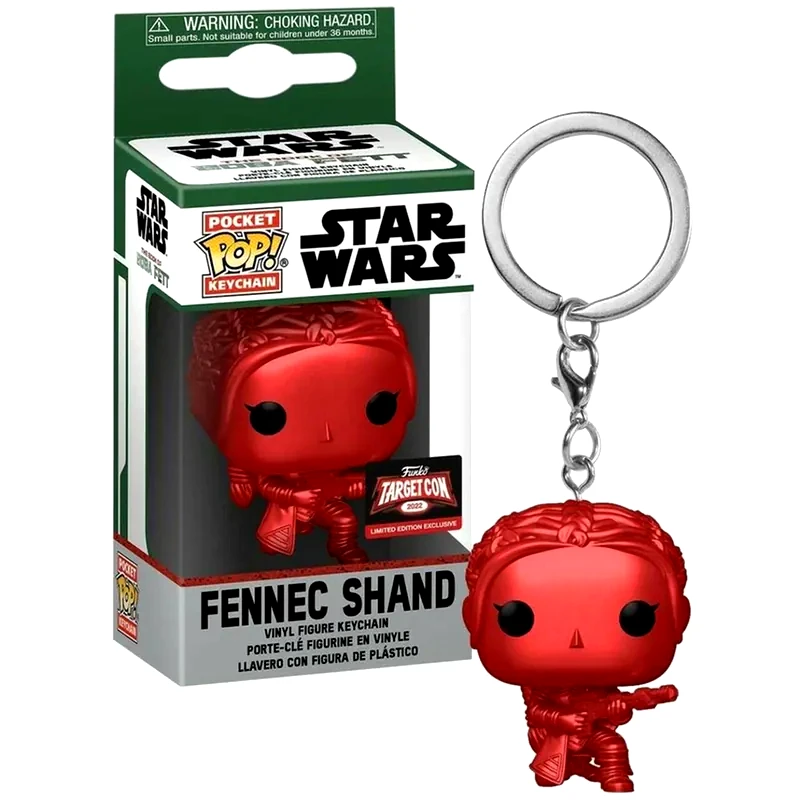 FUNKO Funko Pocket Pop! Keychain - Star Wars - Fennec Shand (Red Chrome)