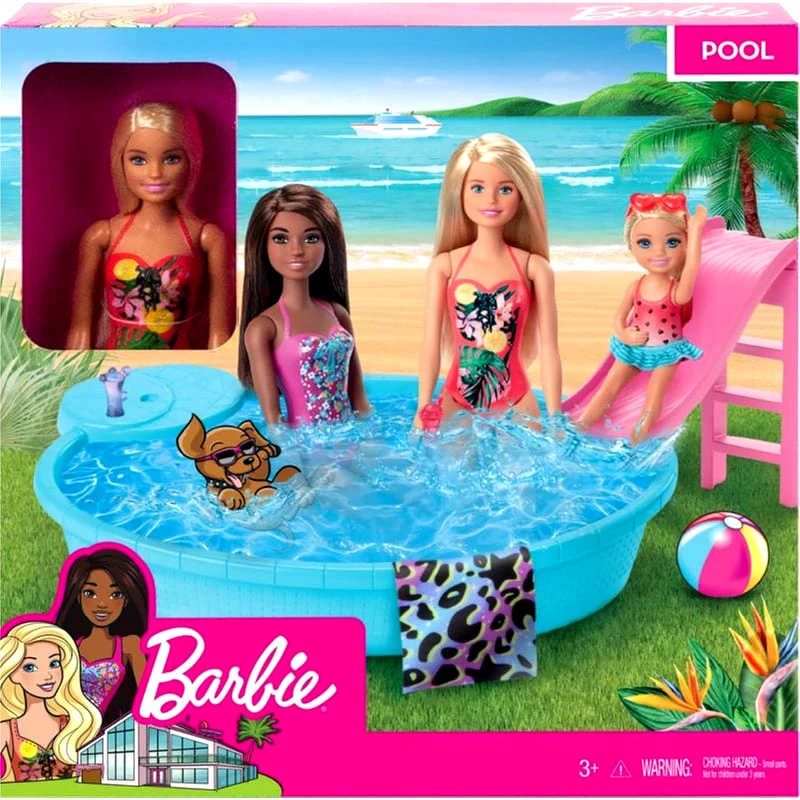 MATTEL Mattel Barbie Εξωτική Πισίνα Με Κούκλα GHL91