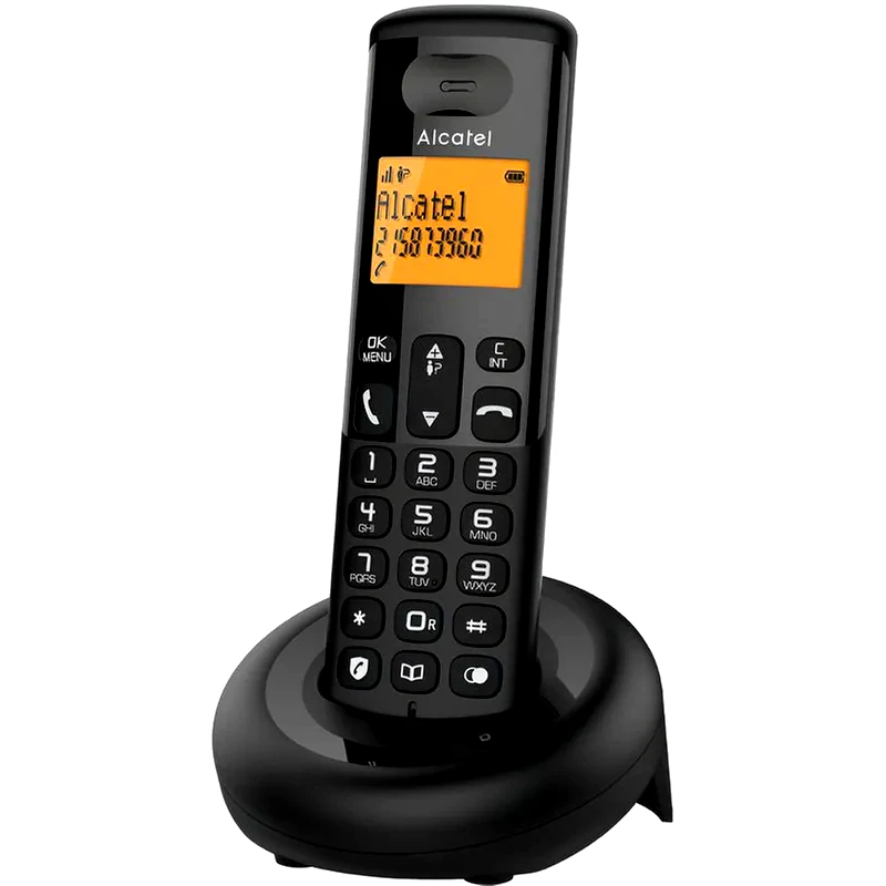 ALCATEL Ασύρματο Τηλέφωνο Alcatel E160 EWE - Μαύρο