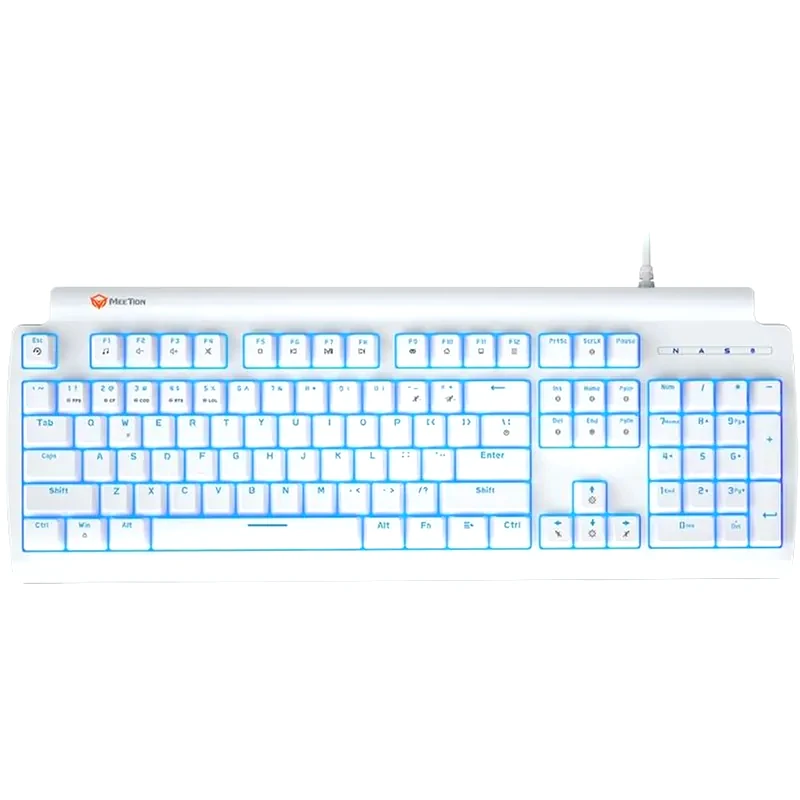 MEETION Meetion Mk600rd Gaming Μηχανικό Ενσύρματο Πληκτρολόγιο Λευκό (US)