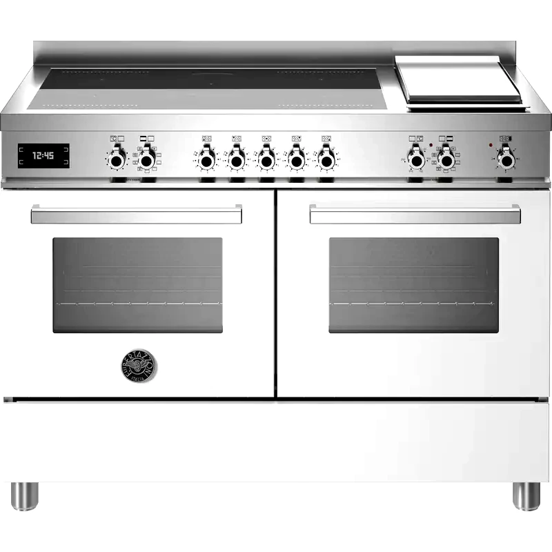 BERTAZZONI BERTAZZONI PRO125I2EBIT 58 / 58 Lt Λευκό Επαγωγική Ηλεκτρική Κουζίνα