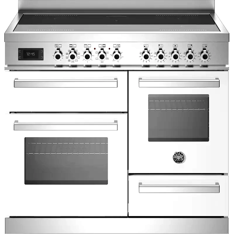 BERTAZZONI BERTAZZONI PRO105I3EBIT 58 / 46 / 17 Lt Λευκό Επαγωγική Ηλεκτρική Κουζίνα
