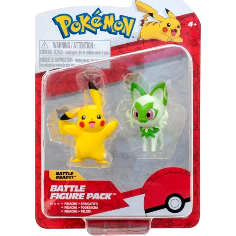 JAZWARES Φιγούρες Jazwares Pokemon - Pikachu And Sprigatito (6cm)