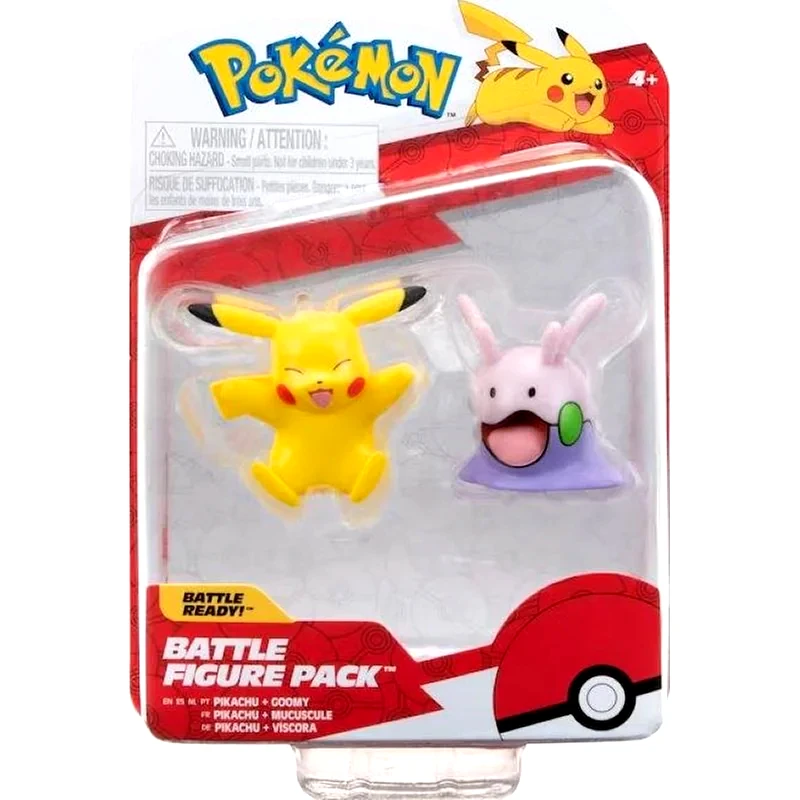 JAZWARES Φιγούρες Jazwares Pokemon - Pikachu And Goomy (6cm)