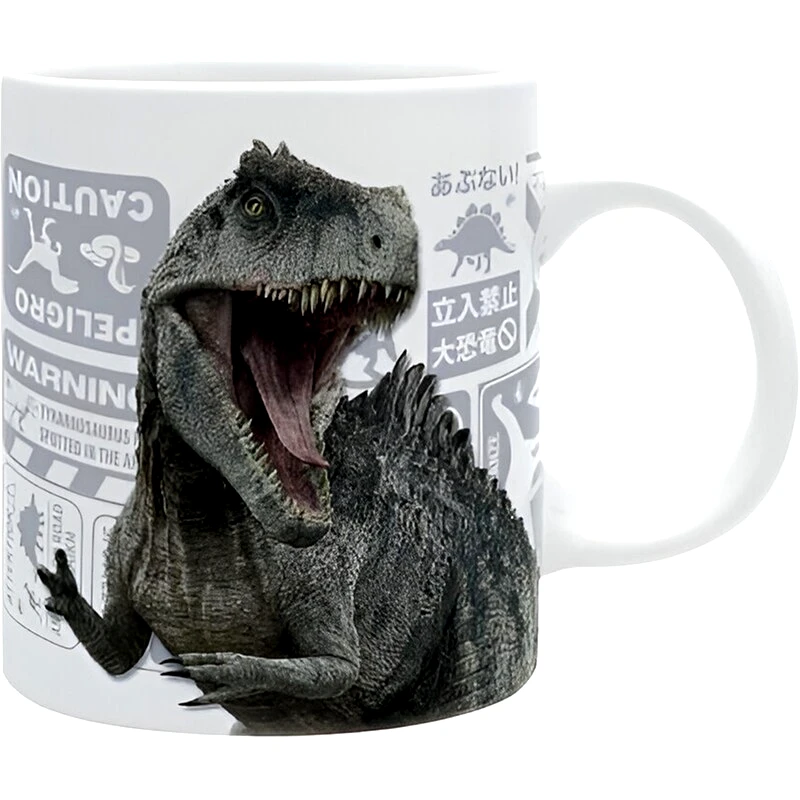 ABYSTYLE Κούπα Abystyle Jurassic World Giganotosaurus Κεραμική 320 ml - Μαύρη/Λευκή