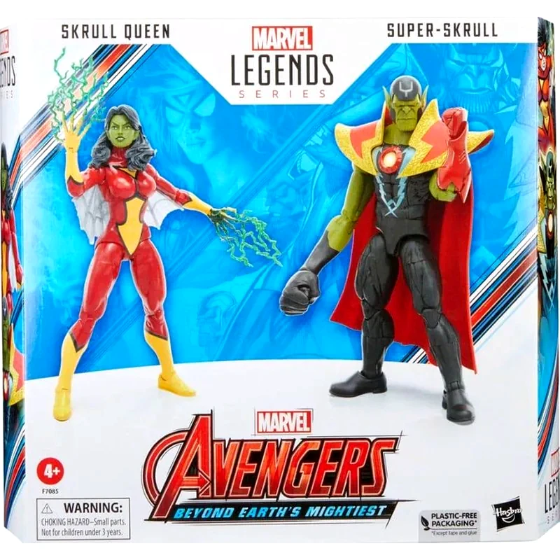 HASBRO Φιγούρες Δράσης Hasbro Marvel Legends - Skrull Queen And Super-Skrull 2-pack