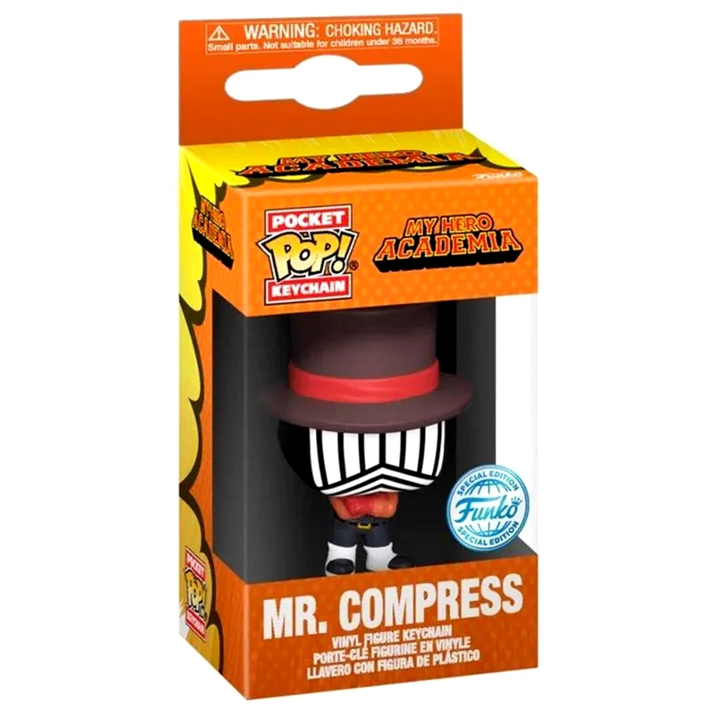 FUNKO Funko Pocket Pop! Keychain - My Hero Academia - Mr Compress (hideout)