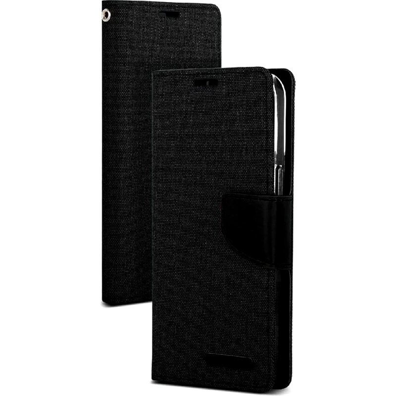 MERCURY Θήκη Apple iPhone 13 Pro - Mercury Goospery Canvas Diary - Μαύρο