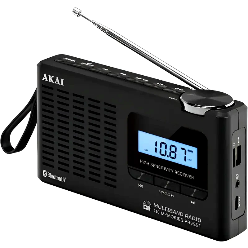 AKAI Φορητό Ραδιόφωνο Akai APR-600 - Μαύρο