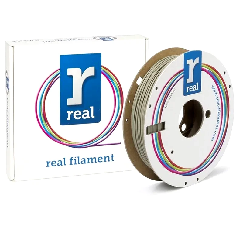 REAL FILAMENTS REAL FILAMENTS νήμα 3D εκτυπωτή PLA Matte - 0.5kg 1.75mm - Γκρι