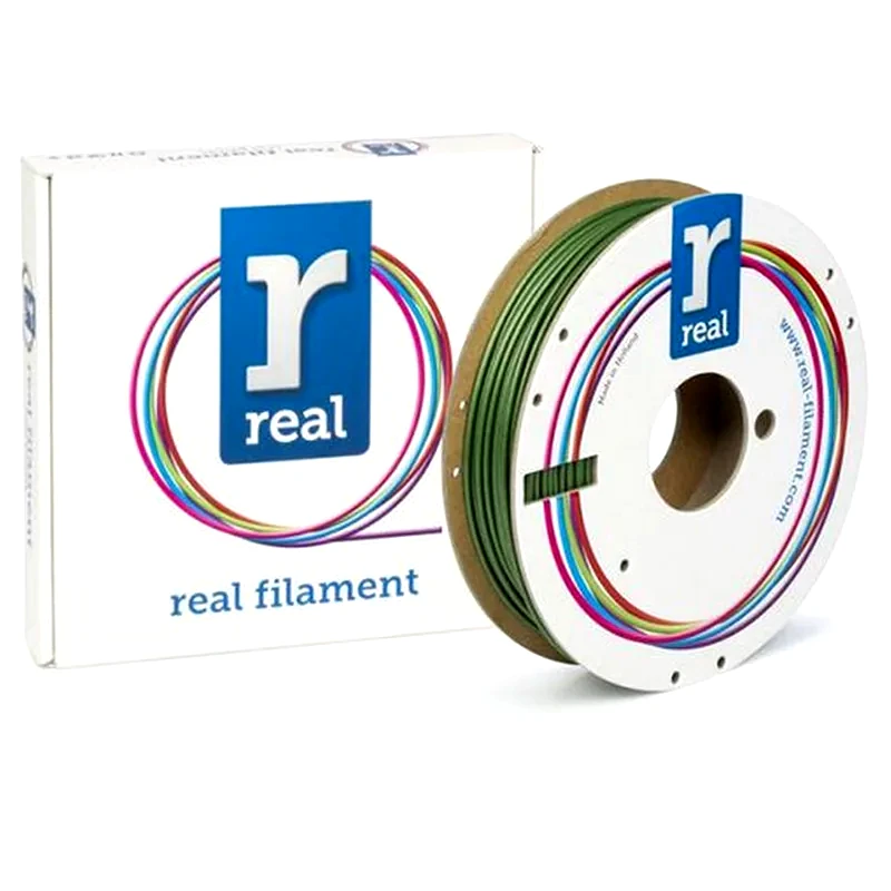 REAL FILAMENTS REAL FILAMENTS νήμα 3D εκτυπωτή PLA Sparkle - 0.5kg 2.85mm - Πράσινο