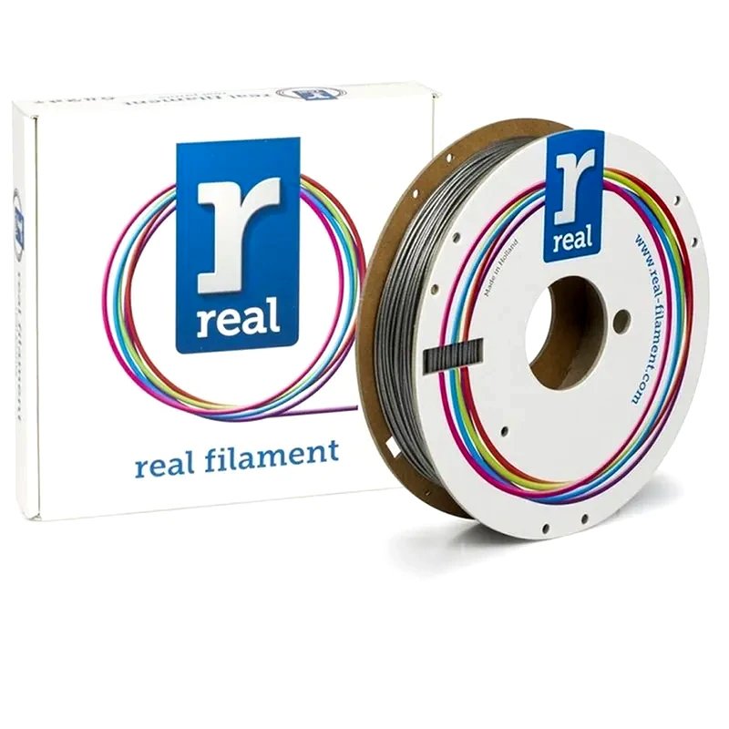 REAL FILAMENTS REAL FILAMENTS νήμα 3D εκτυπωτή PLA Sparkle - 0.5kg 1.75mm - Ασημί