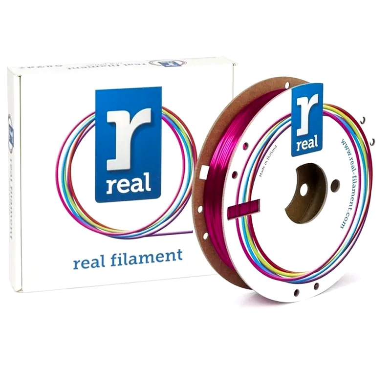 REAL FILAMENTS REAL FILAMENTS νήμα 3D εκτυπωτή PLA Satin - 0.5kg 1.75mm - Φούξια