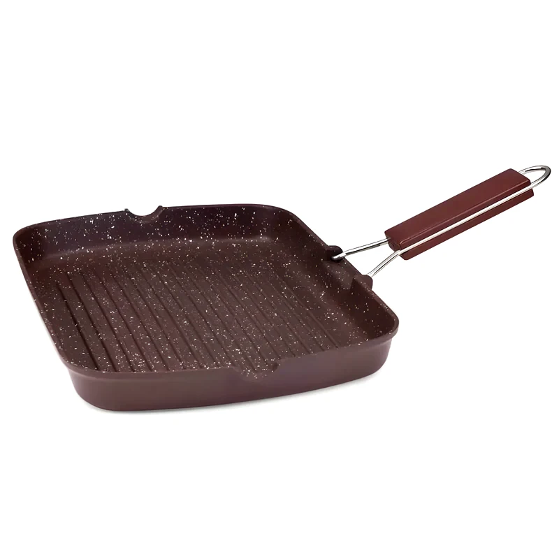 MUHLER Τηγάνι Γκριλιέρα MUHLER Mia MR-3419M από Αλουμίνιο 34x24cm