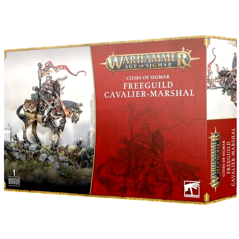 GAMES WORKSHOP Cities Of Sigmar: Freeguild Cavalier Marshal Warhammer: Age of Sigmar GAMES WORKSHOP