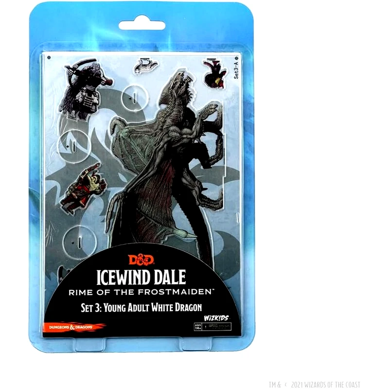 WIZKIDS Dd5 Idols: Iwd 2d Young Adult White Dragon Dungeons Dragons WIZKIDS