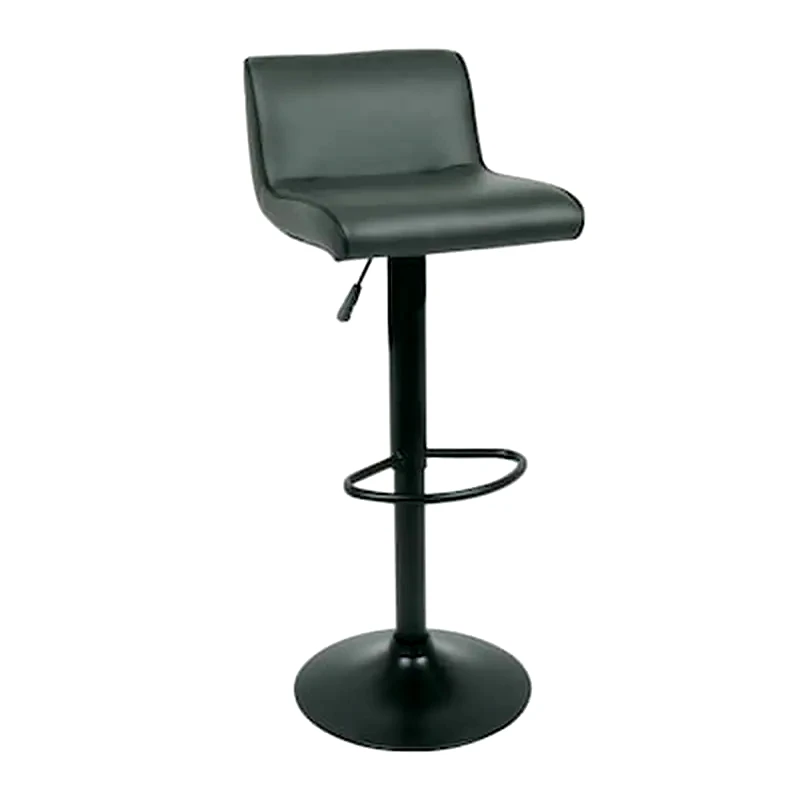 WOODWELL Σκαμπό Μπαρ Woodwell Από Δερματίνη Pu 2 Τμχ - Γκρι