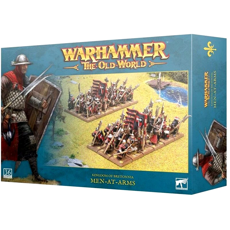 GAMES WORKSHOP Kingdom Of Bretonnia: Men-at-arms Warhammer GAMES WORKSHOP