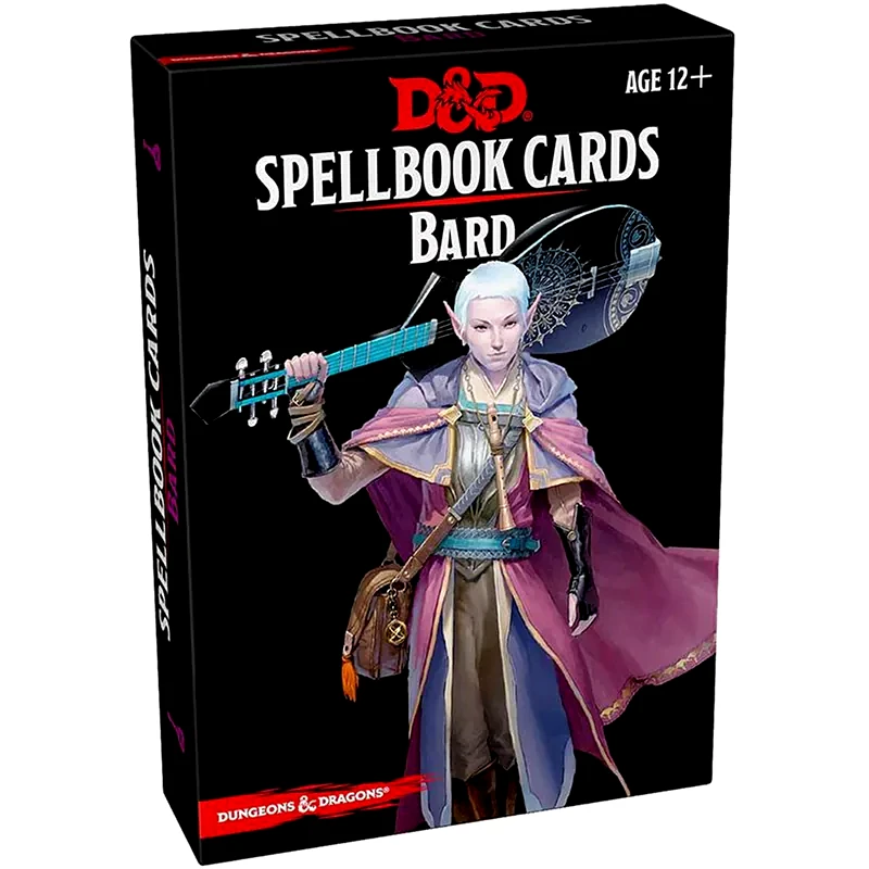 WIZARDS OF THE COAST Dd5 Spellbook Cards: Bard Dungeons Dragons WIZARDS OF THE COAST