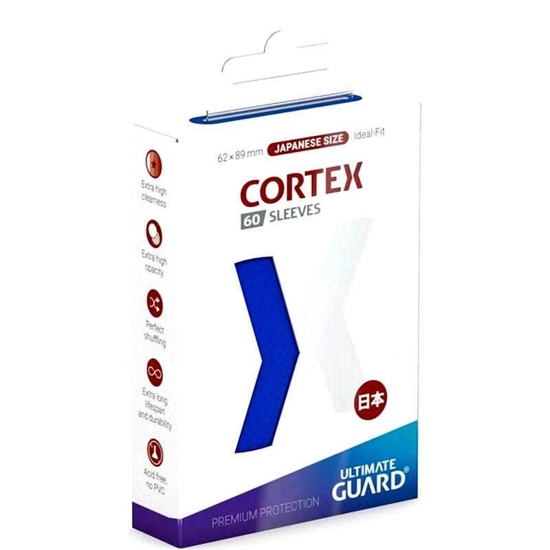 ULTIMATE GUARD Ultimate Guard Cortex Card Sleeves Japanese Small Size - Blue (60 Sleeves)
