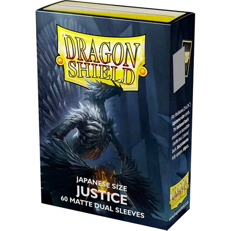 DRAGON SHIELD Dragon Shield Sleeves Japanese Small Size - Matte Dual Justice (60 Sleeves)