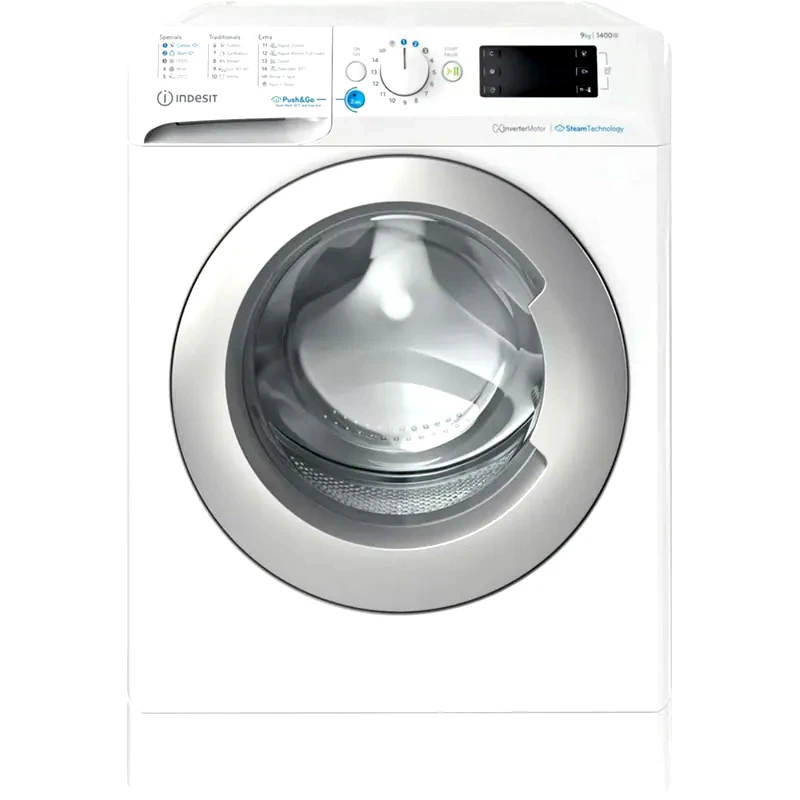 INDESIT INDESIT BWE 91496X WSV EE 9 kg 1.400 Στροφές Λευκό Πλυντήριο Ρούχων