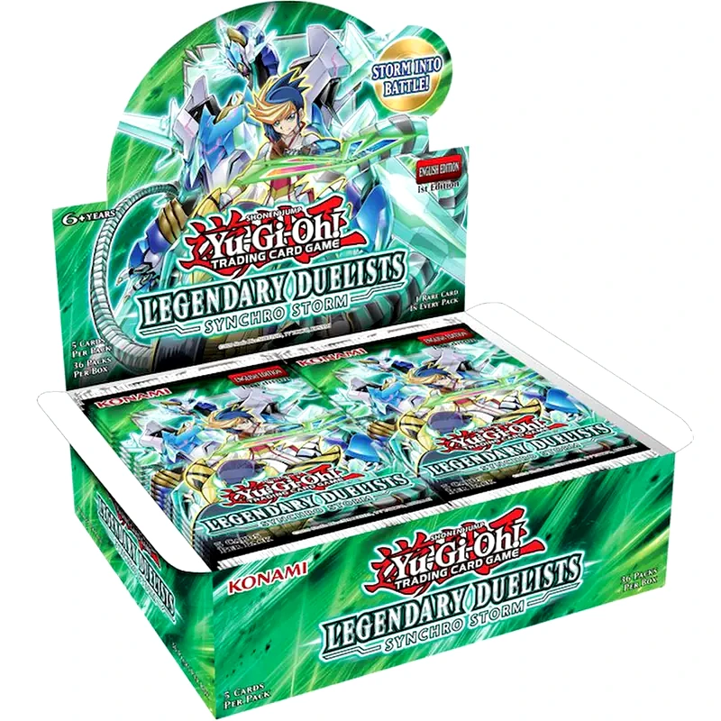KONAMI Yu-Gi-Oh! Legendary Duelists Synchro Storm Booster Display (Konami)