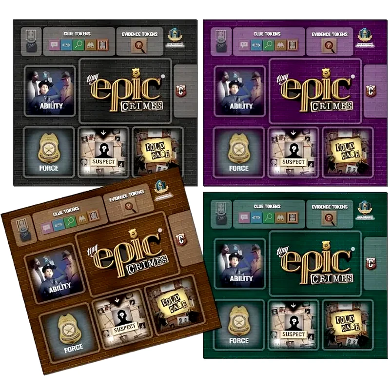 SCOTT ALMES Tiny Epic Crimes - 4 Players Mats Επέκταση (SCOTT ALMES)