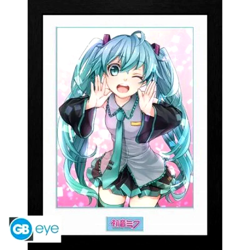 GBEYE Αφίσα Vocaloid: Hatsune Miku - Wink σε Κάδρο Κάθετη 31x41 cm