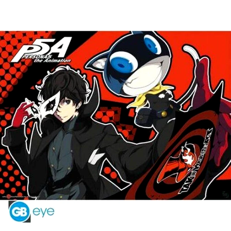 GBEYE Αφίσα Persona 5 - Joker And Mona Οριζόντια 52x38 cm