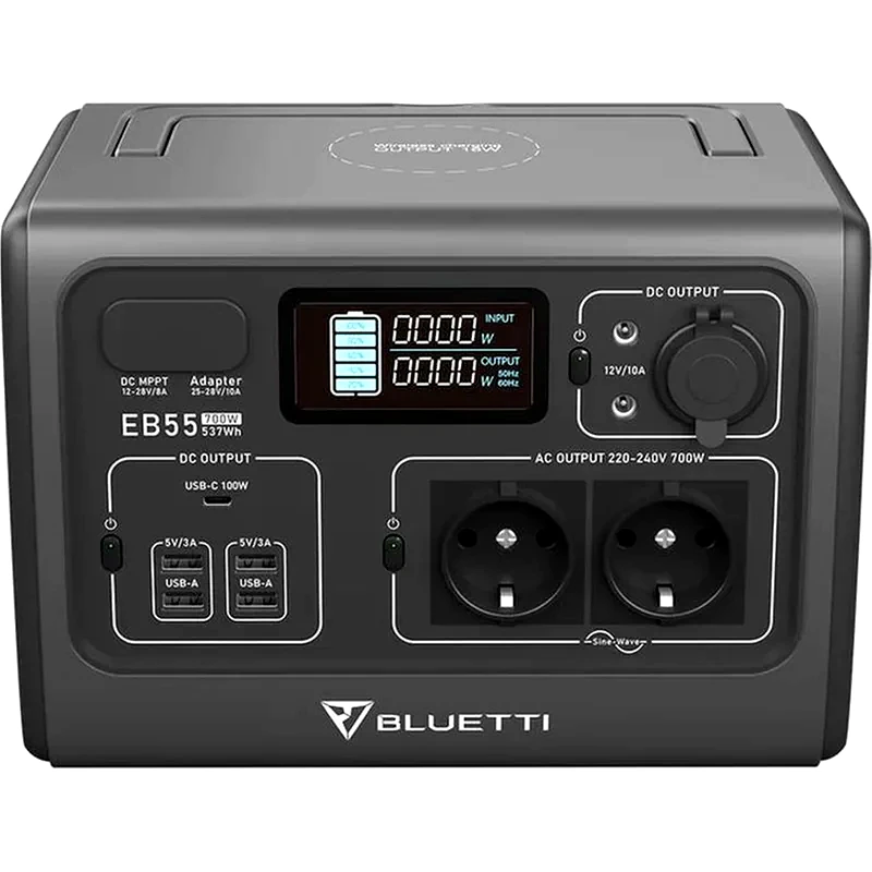 BLUETTI Bluetti Power Station EB55 Χωρητικότητας 537Wh - Μαύρο