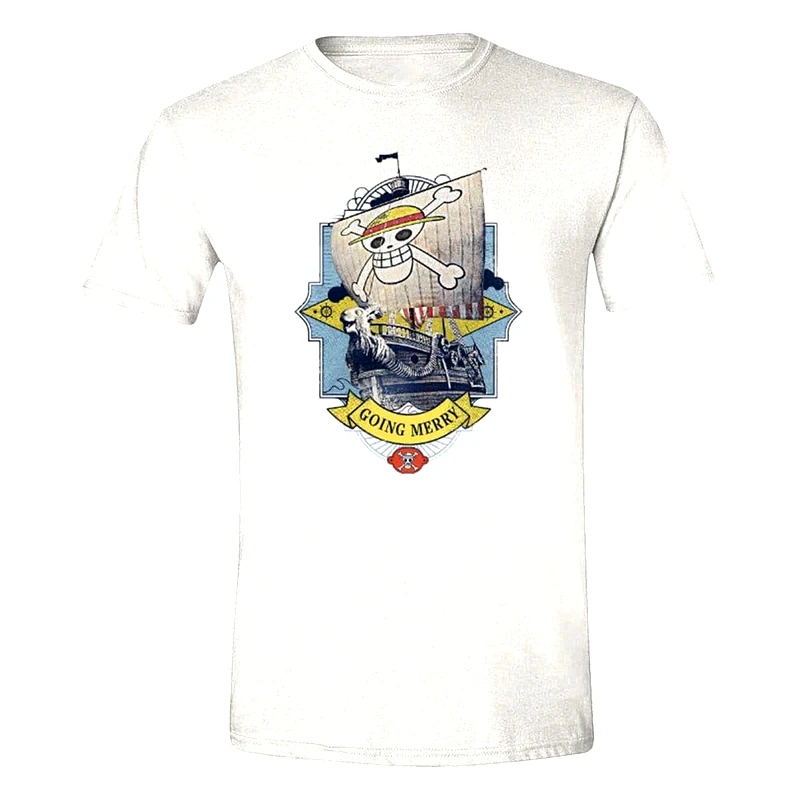 PCMERCH T-shirt One Piece Going Merry Vintage - Λευκό