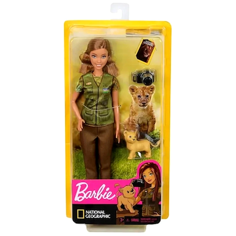 MATTEL Barbie National Geographic Φωτογραφος Gdm46