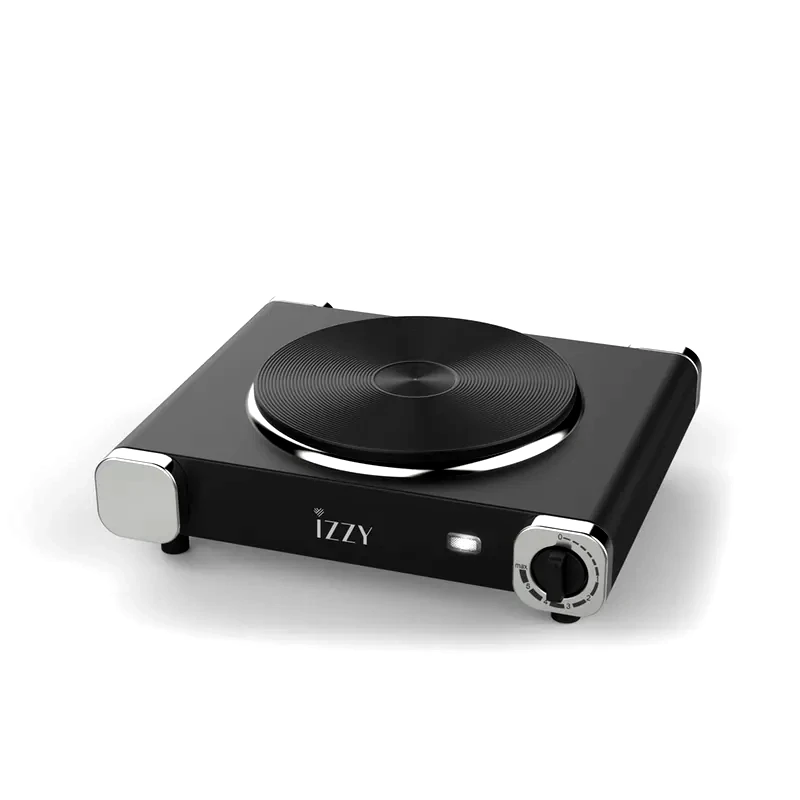 IZZY IZZY ΙΖ-1202 1500 W Μονή Μαύρη Επιτραπέζια Εστία Εμαγιέ