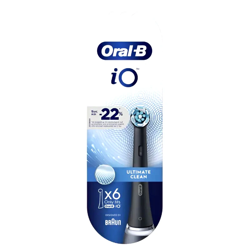 ORAL-B Ανταλλακτικές Κεφαλές ORAL-B iO Ultimate Clean 6 Τεμ