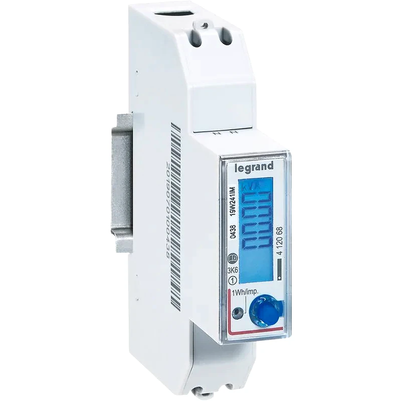 LEGRAND Μονοφασικός Μετρητής Ρεύματος RS4 Legrand - Γκρι
