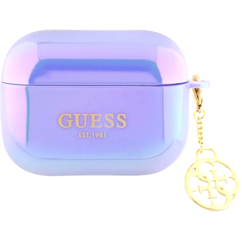 GUESS Θήκη Guess για Apple Airpods Pro 4G Charm GUAPHPLIGEU - Μωβ