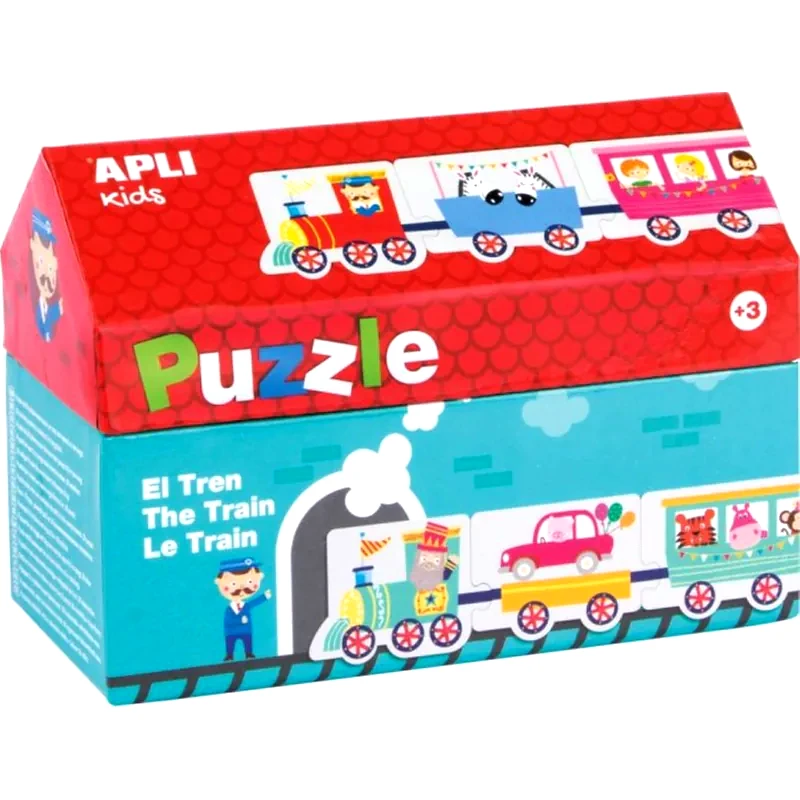 APLI KIDS Παιδικό Παζλ Apli Kids Τρενάκι (20 Κομμάτια)