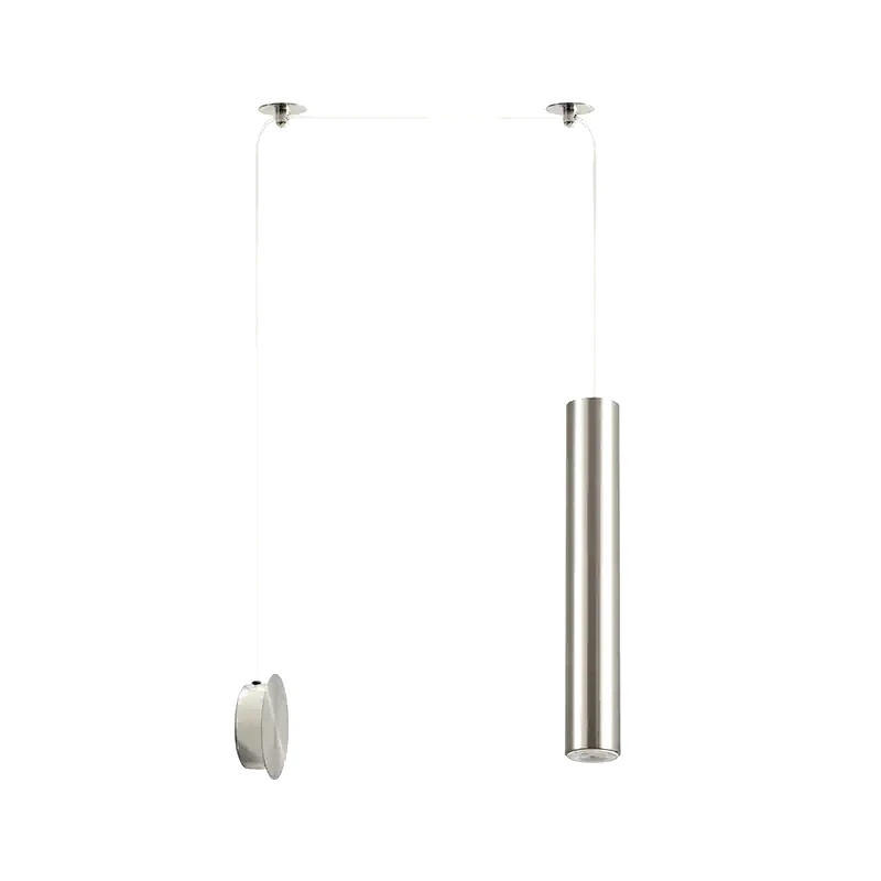 HOMELIGHTING Απλίκα Τοίχου Homelighting Adept Tube 77-8902 Μεταλλική Φ5.5x40 cm - Ασημί