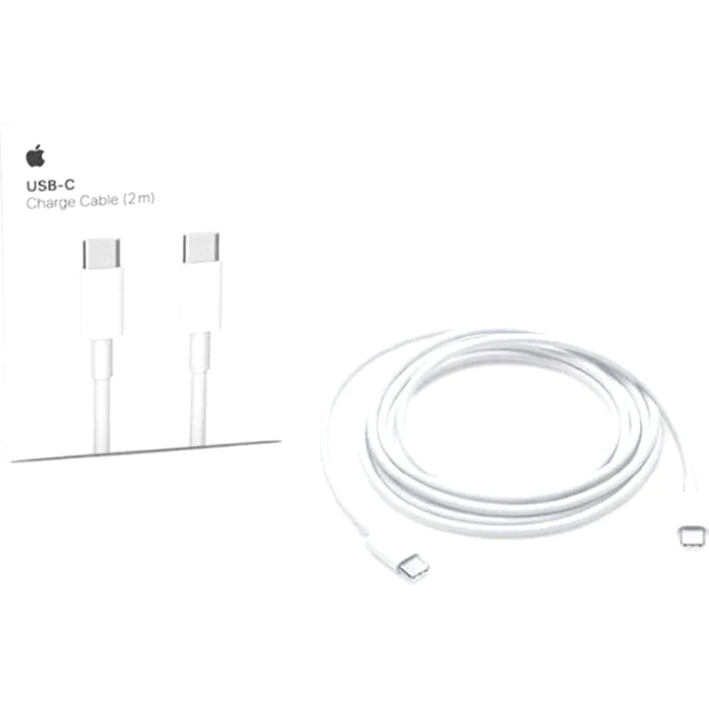 Apple Regular USB 3.1 Καλώδιο USB-C Male - USB-C Male 2m - Λευκό φωτογραφία