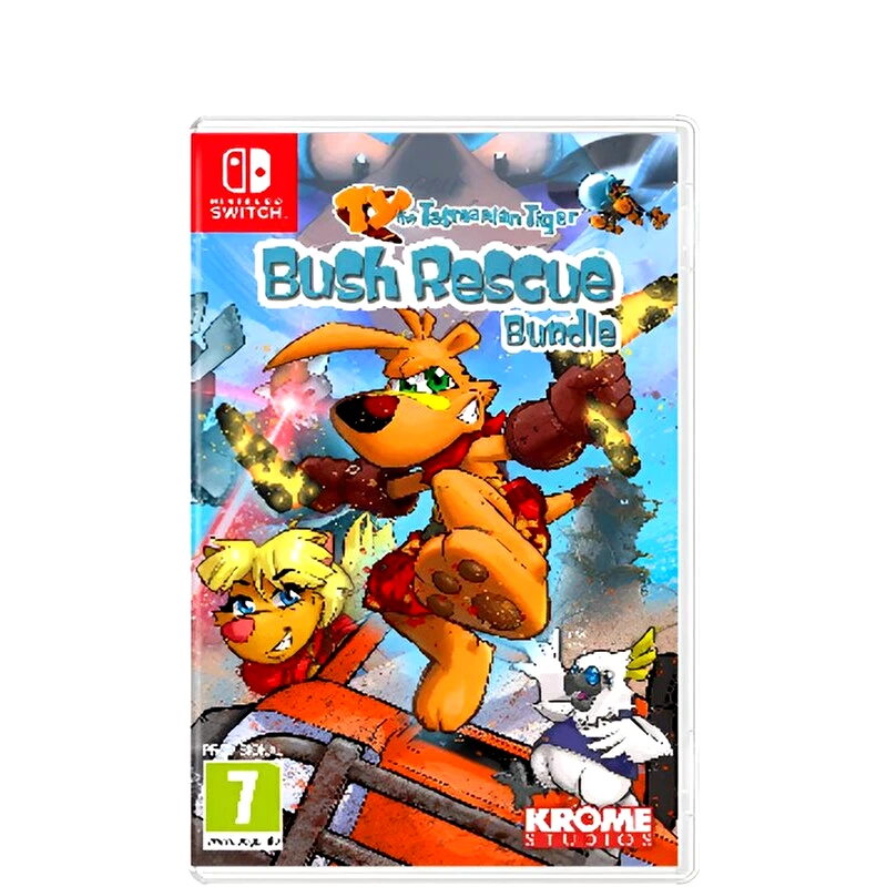 KROME STUDIOS Ty The Tasmanian Tiger HD Bush Rescue Bundle Deluxe - Nintendo Switch