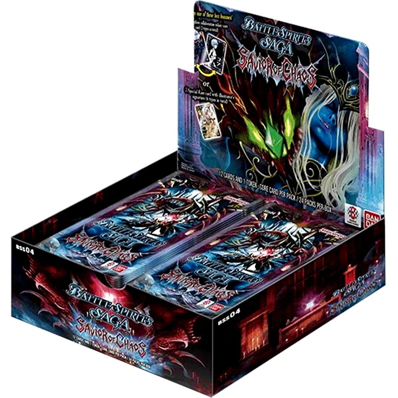 BANDAI NAMCO Battle Spirits Saga BSS04 Savior Of Chaos Booster Box (24 Packs)
