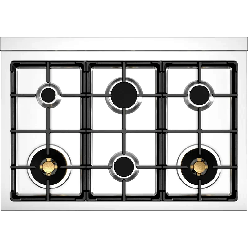 BERTAZZONI BERTAZZONI RT366PROX(GN) 90 cm Inox Εστία ΗμιΕντοιχιζόμενη Αερίου Αυτόνομη