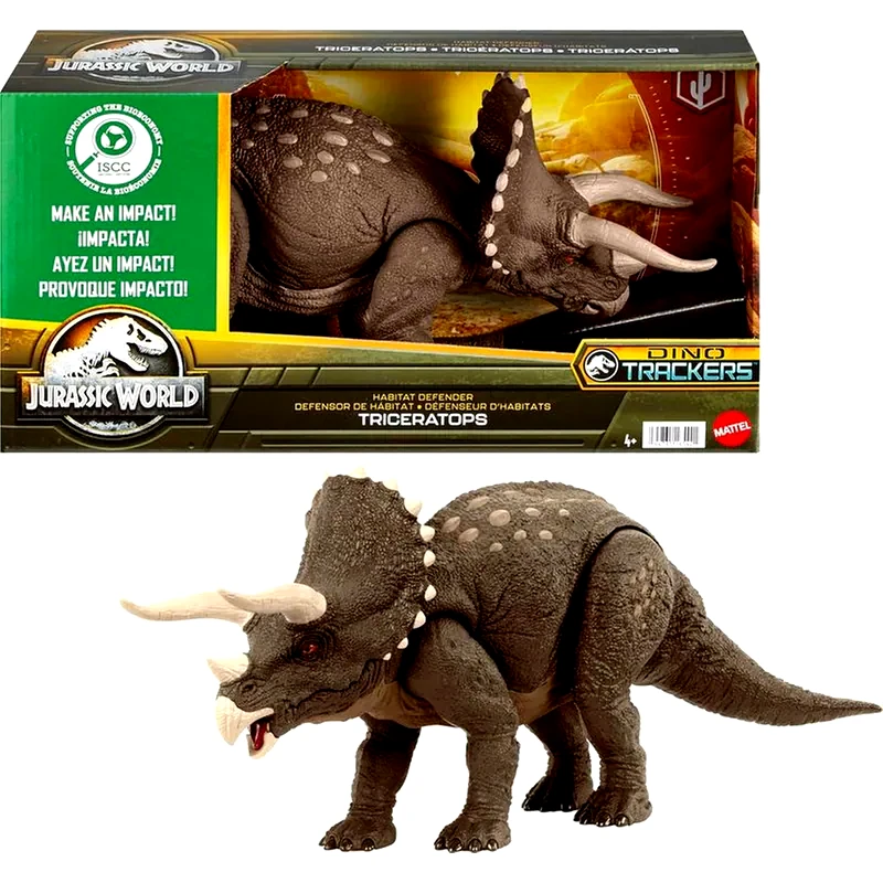 MATTEL Φιγούρα Δράσης Mattel Jurassic World - Triceratops