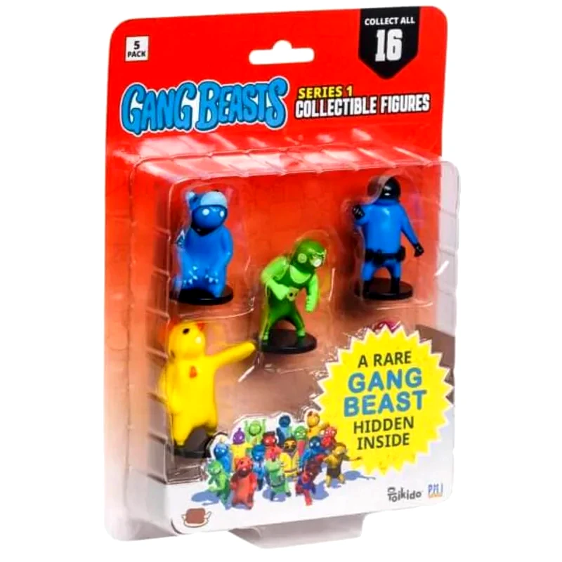 P.M.I. P.M.I. Gang Beasts Collectible Figures - 5 Pack