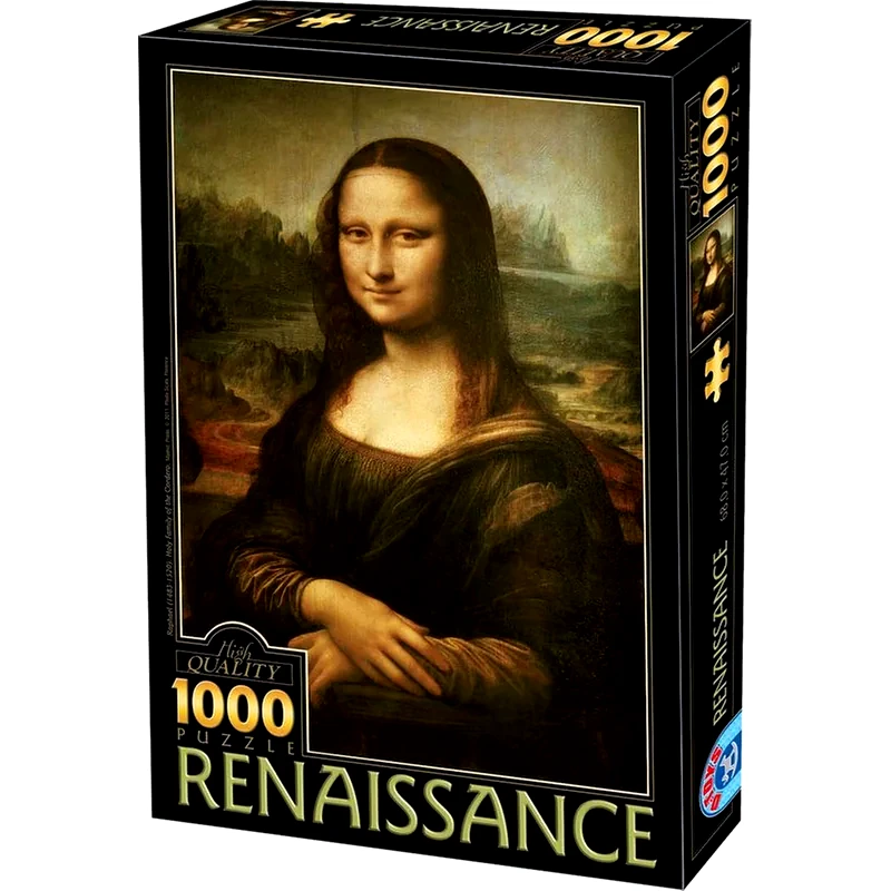 D-TOYS Παζλ D-toys Leonardo Da Vinci Mona Lisa (1000 Κομμάτια)